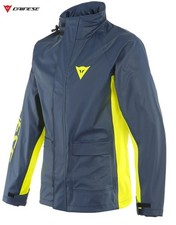 Giacca antipioggia Dainese STORM 2 unisex jacket black-iris/fluo-yellow