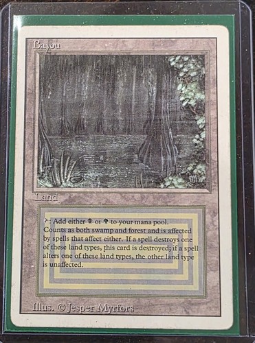 Mtg bayou edizione riveduta - bayou,