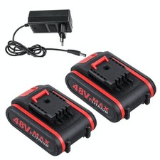 2x Batteria 48V MAX Ricambio per Forbici Elettriche + Caricabatterie