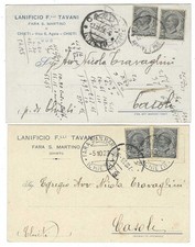 FARA SAN MARTINO CHIETI LANIFICIO TAVANI  VIAGGIATE 1923 FP #1777