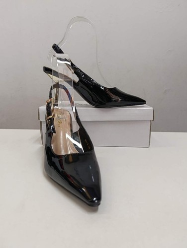 Décolleté slingback nere - décolleté,