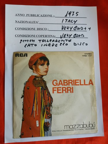 Disco giri gabriella - ,