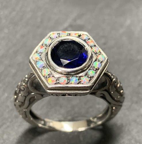 Anello zaffiro opale - anello,