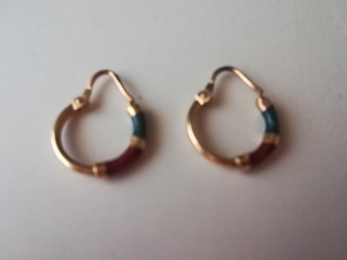 Orecchini vintage cerchio in - a,