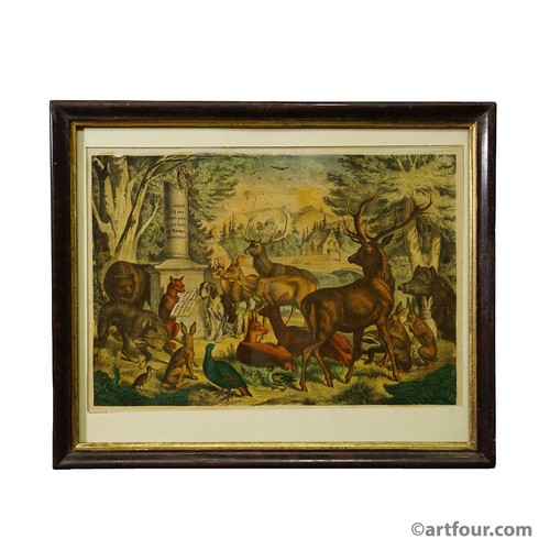 Antique print the - print, 'the