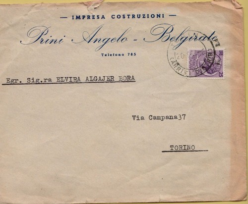 165498 busta intestata impresa
