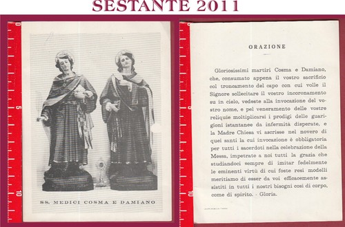 334 santino holy card ss - 334,