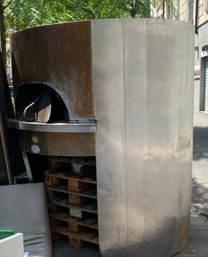 Forno legna rotondo per - a,