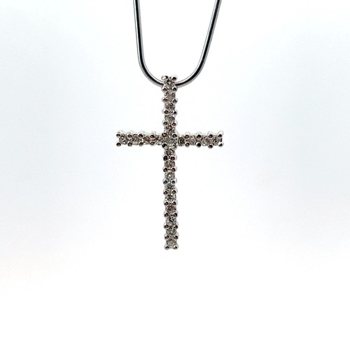 Ciondolo croce argento - in,