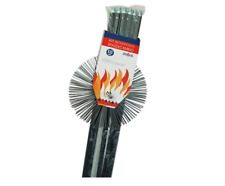 KIT SPAZZACAMINO 8,40 mt SCOVOLO CAMINO 25 cm IN ACCIAIO PULIZIA CANNA FUMARIA