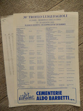 30° TROFEO LUIGI FAGIOLI