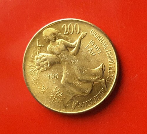 200 lire 1981 fao - lire,