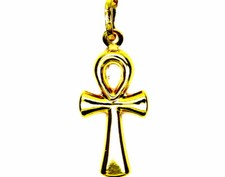 CIONDOLO ORO GIALLO 18KT        CROCE  DELLA  VITA 