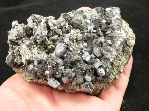 Grande galena crystal cube - galena,