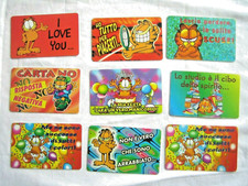 LOTTO CARD GARFIELD  FERRERO KINDER - SORPRESE GADGET COLLEZIONE - PAWS. A4