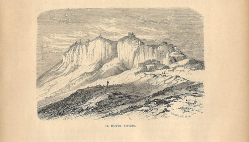 Stampa antica san marino monte - antica,