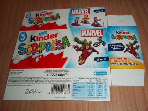Tripack vuoto eroi marvel - tripack,