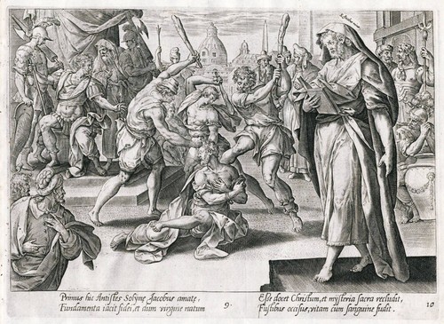 Goltzius vos martirio - goltzius, san