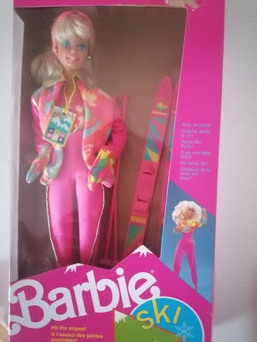 Barbie mattel ski fun 1991 - ski,