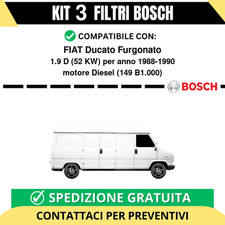 KIT BOSCH 3 Filtri tagliando