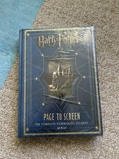 Harry Potter Page to Screen Complete Filmmaking Journey Hardcover/Sealed
