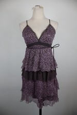 LIU JO VESTITO ABITO A BRETELLE DONNA TG. 42 WOMAN CASUAL VINTAGE DRESS VELATO