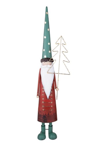 Statuina babbo natale con - babbo,