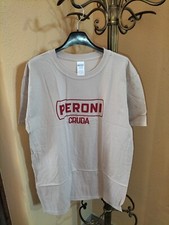 Gadget Pubblicitario T-shirt Maniche Corte Pubblicitaria Birra Peroni Cruda TG L