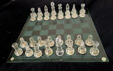 Scacchiera 35x35 e pezzi in vetro