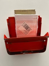 RESISTO vecchio schedario usato in metallo vintage + rubrica e schede nuove 10x8