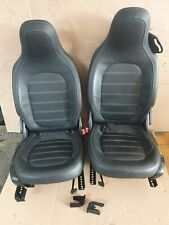 sedili  smart fortwo 453 in pelle nera con airbag e riscaldati