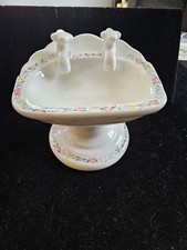 Soap Dish Ceramic Pedestal