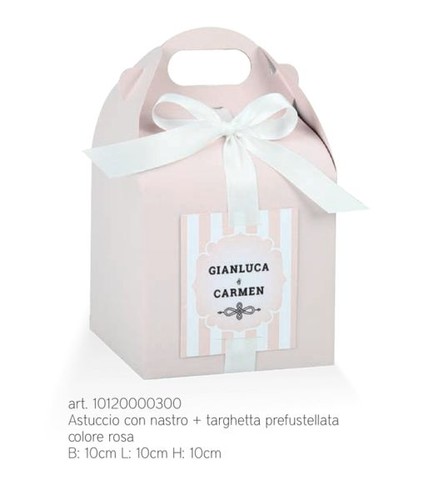 Scrigno rosa perlescente - scrigno,
