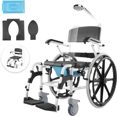 Sedia rotelle per doccia - rotelle,