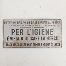 Insegna smaltata serigrafata - insegna,