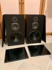 Casse acustiche audio a 3 vie Toshiba con rivestimento in legno
