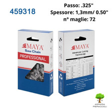 CATENA MAYA 325" 1,3mm MAGLIE 72 PER MOTOSEGA HUSQVARNA JONSERED ECHO DOLMAR
