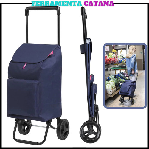 Carrello porta spesa ruote - spesa, 2