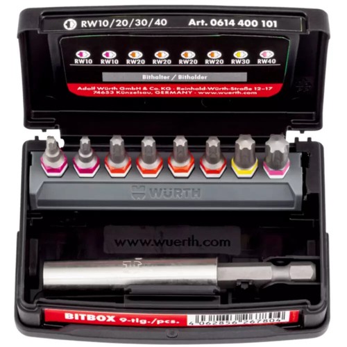 Wurth bit box set di - wurth,