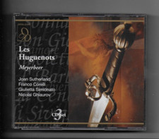 Les Huguenots Giacomo Meyerbeer CD 3 Disc Set Joan Sutherland Franco Corelli