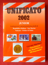 CATALOGO UNIFICATO JUNIOR 2002 catalogazione e quotazione francobolli a cura CIF