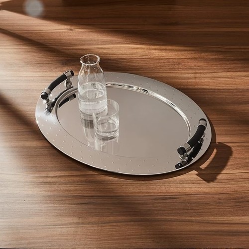 Alessi vassoio ovale - ovale, in
