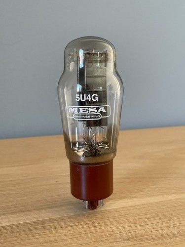Tube 5u4g brown base - base, nos