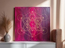 Quadro Energia Cubo Metatrons