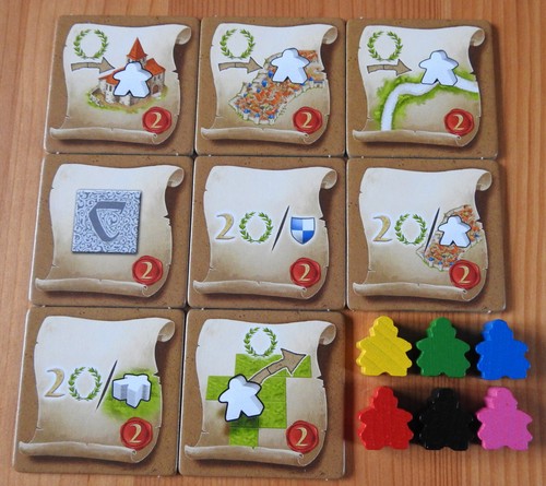 Carcassonne messaggeri - messaggeri, |