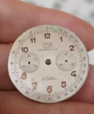 ITA RARE DIAL CHRONOGRAPH LANDERON 48 OROLOGIO DA UOMO VINTAGE WATCH MONTRE UHR