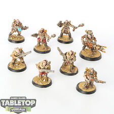 Genestealer Cults - 8 Neophyte Hybrids - bemalt