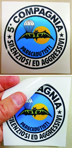 Adesivo pipistrelli - adesivo, "5^