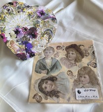 Victorian Purple Heart Shaped