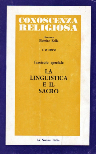 Linguistica il sacro - la,